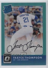 2016 Panini Donruss Optic Rated Rookies Aqua /125 Trayce Thompson #167 Auto 1u6