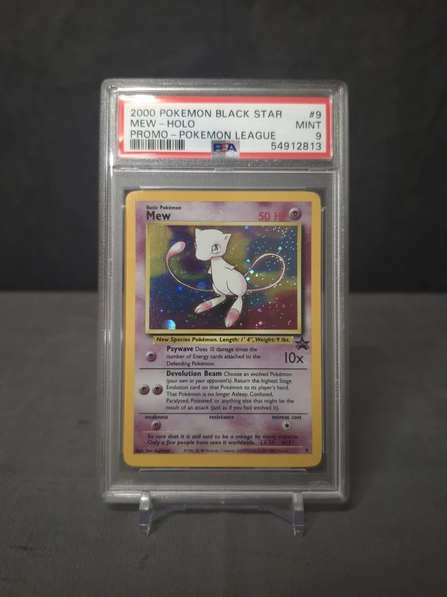 Mew Pokémon TCG Professional Sports Authenticator (PSA) Grade 9