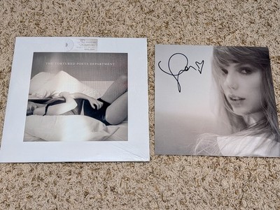 SIGNED Taylor Swift Tortured Poets Dept Vinyl TTPD Autograph