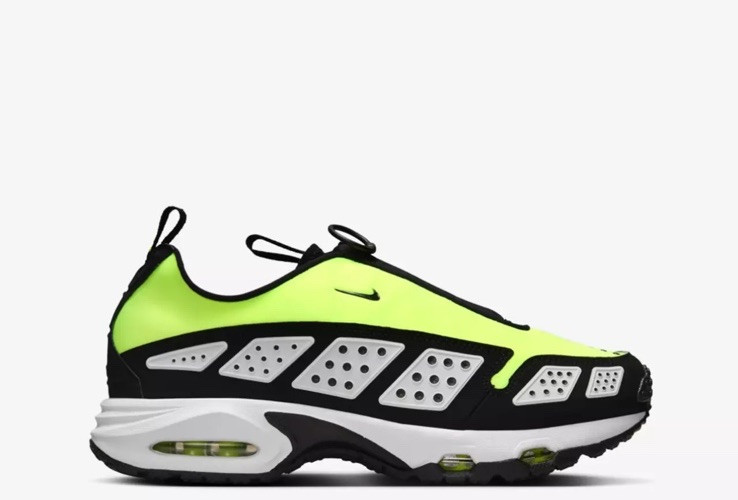 Women's Nike Air Max SNDR Sunder Volt Black White FZ2068-700 W