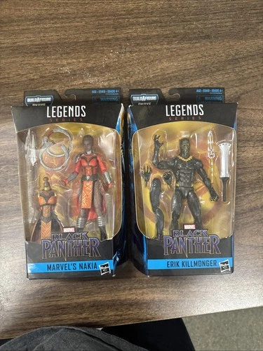 Marvel Legends Black Panther Okoye Baf Wave EriK Killmonger & Nakia Nuevo
