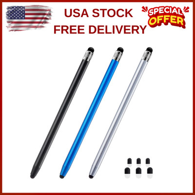 3PCS Stylus Pen Touch Screen Rubber Tip Styluses For iPad Tablet Android Phone