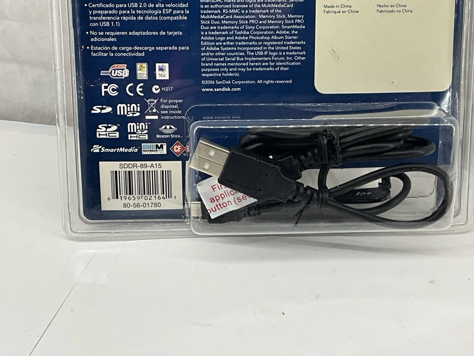 SanDisk ImageMate USB 2.0 12-in-1 Card Reader/Writer Brand New SDDR-89-A15 - Image 3 of 3