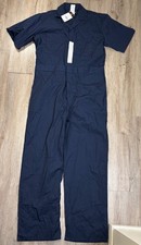 NWT Walls Short Sleeve Coveralls Size 42 Tall Navy Blue Mechanic NEW