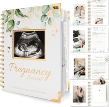 Pregnancy Journal for First Time Moms Gifts - 90 Pages Hardcover Pregnancy Memor