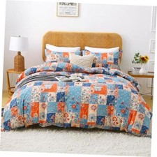 Duvet Cover Size, 3 Piece Floral Duvet Cover Set with Zipper Full Boho Montage