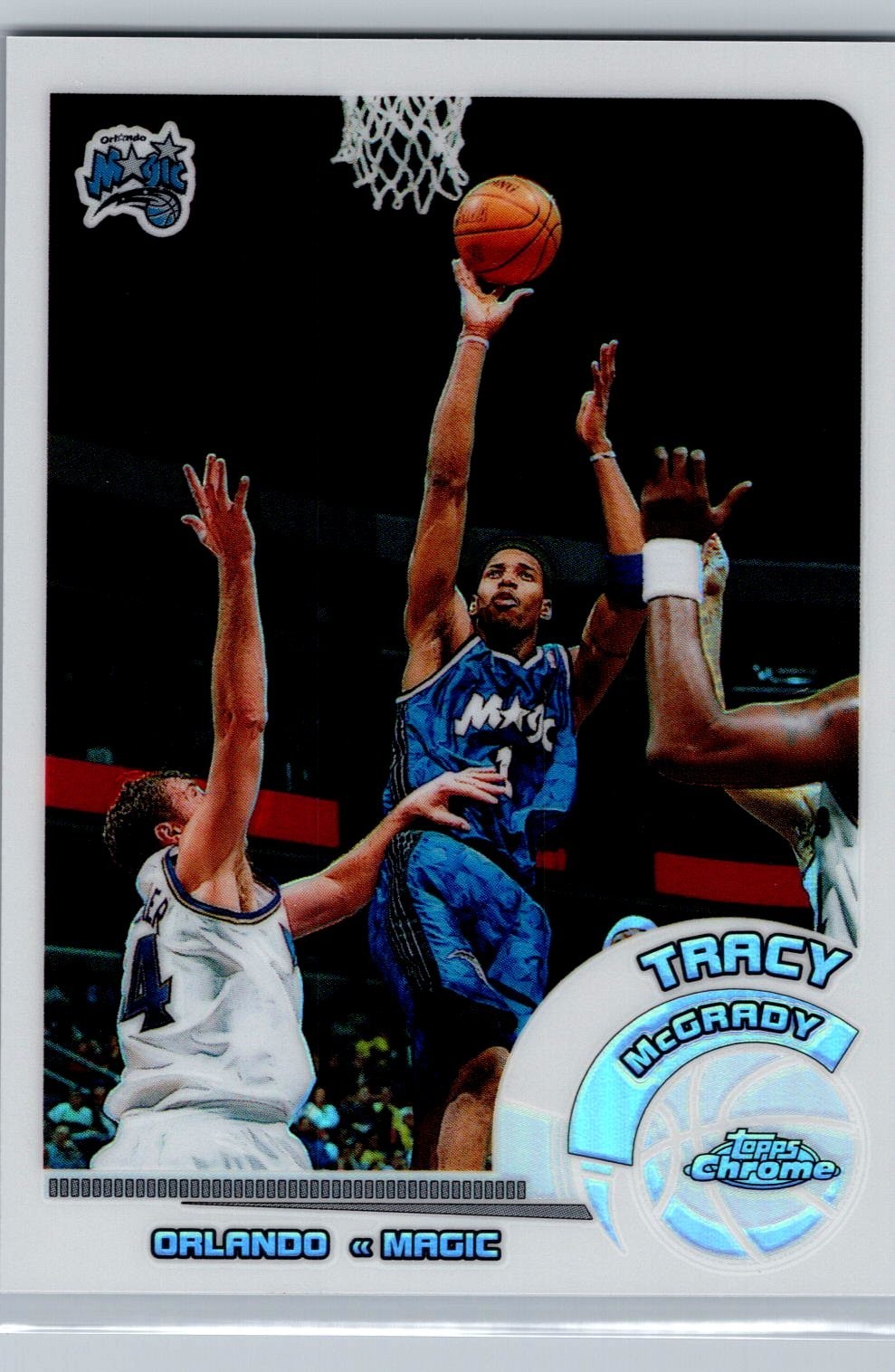 /249 2002-03 Topps Chrome - Tracy McGrady #35 White Border Refractor - HOF NM