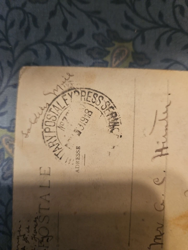 Sellos de guerra con foto de la Primera Guerra Mundial de 1918.  Foto 4 de 4