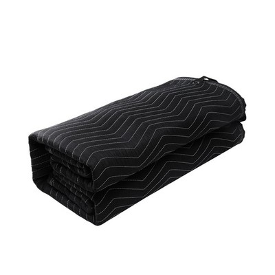 VEVOR Sound Dampening Blanket Studio Grommeted Blanket 96'' x 80'' Acoustic Black