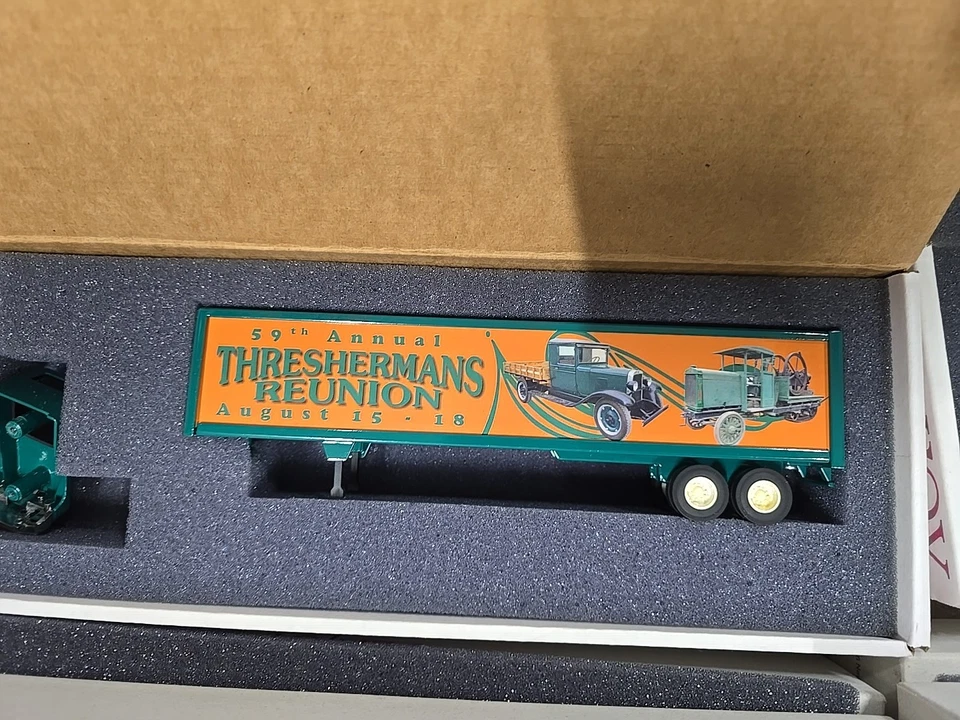 4 Parts Lot Of 4 Penjoy Collectible Tractor Trailer Trucks Die Cast Vintage Lot. - Image 3 of 4