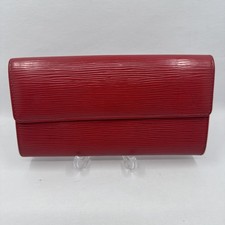 Louis Vuitton Sarah Epi Leather Red Wallet
