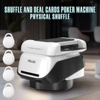 2 IN 1 Automatic Card Shuffler & Dealer Machine 360° Rotation + Bidding Device
