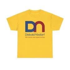 Diebold Nixdorf T-Shirt - Bankrupt ATM Company Logo Tee - Financial Tech