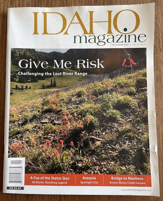 2018 Idaho Magazine-Give Me Risk-Vol 17, NO 12