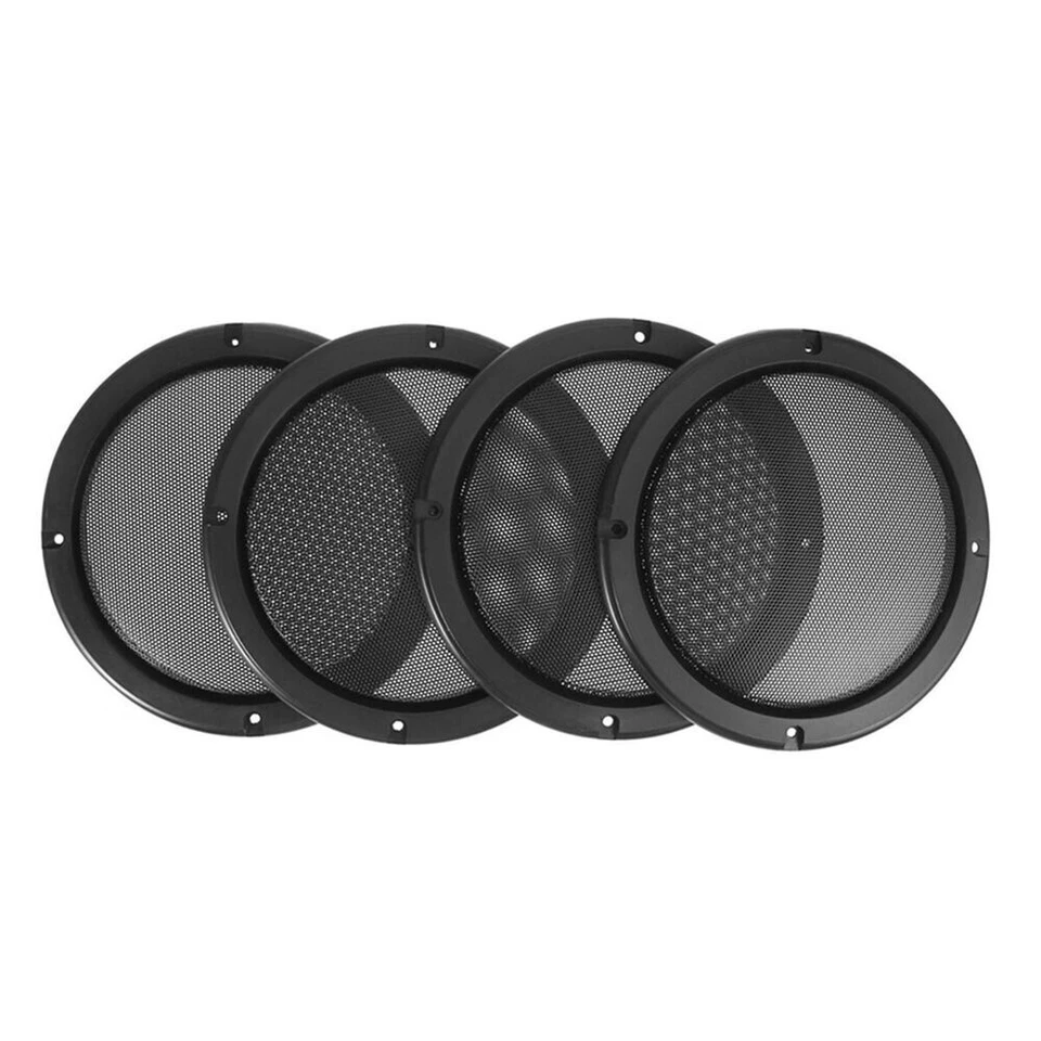 Protector protector de cubierta de rejilla de subwoofer para altavoz de coche de malla metálica de 4x 6,5 pulgadas Foto 2 de 4
