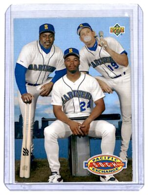 1993 Upper Deck Ken Griffey Jr./Jay Buhner/Kevin Mitchell Seattle Mariners #55