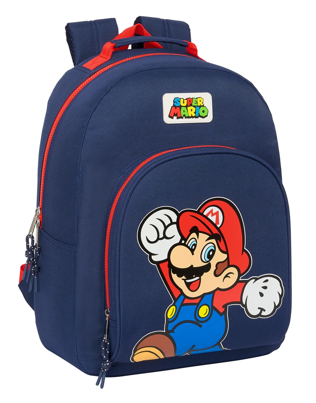Super Mario World – School Backpack Adaptable to Car, Backpack, Ideal for Childr