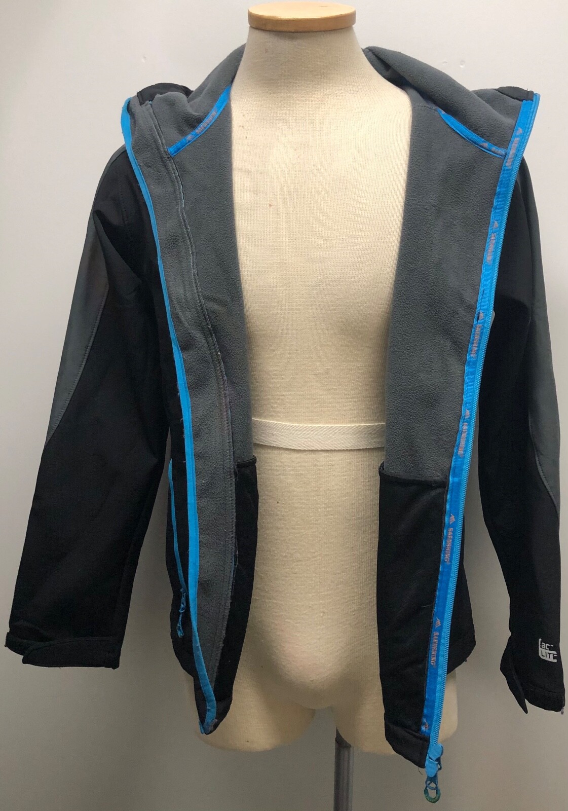 SAENSHING BLACK GRAY SOFT SHELL SKI JACKET WATERP… - image 6