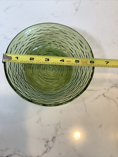 MCM ANCHOR HOCKING SORENO GREEN SERVING BOWL 6-SALAD BOWLS Salt & Pepper Shaker - Picture 4 of 8