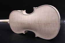 Yinfente 4/4 violin Stradivari Model unfinished Flame maple back spruce top