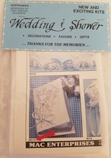 Keepsake Book Cover for Wedding Guest Book, Vows, Bible Craft Kit Merri Mac VTG