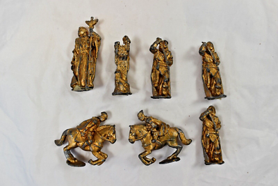 Lot 12 soldats WW1 cavaliers chevaux plomb CBG Mignot ou similaire Heyde .. - Collection