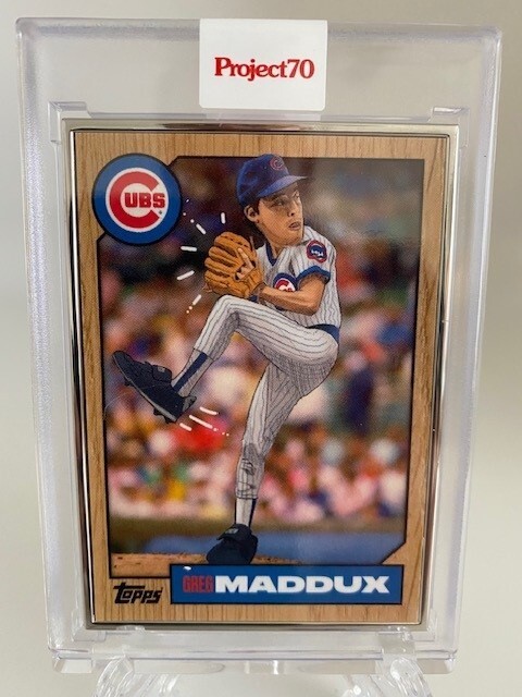 Topps Project70® Card 278 - 1987 Greg Maddux by Blue the Great