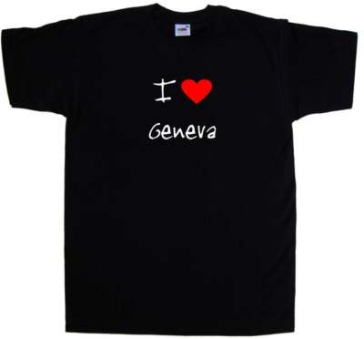 I Love Heart Geneva T-Shirt
