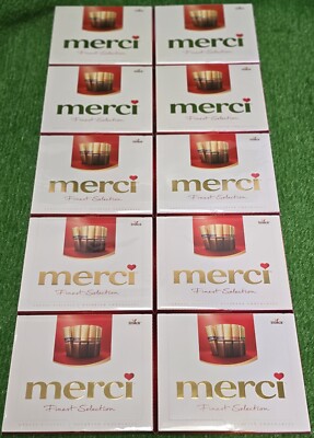 (23 /kg) 10x Storck Merci große Vielfalt 250g Pralinenmischung Schoko Versand0 