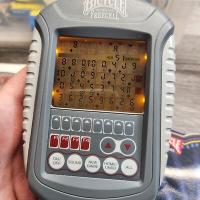 Bicycle FreeCell Illuminated Handheld Game Lighted w/Stylus Techno Source 2006