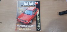 MOTOR MANUAL MAGAZINE JUNE 1985 COROLLA CORDIA ALFA AUDI