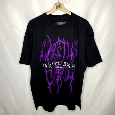 Travis Scott Cactus Jack Astroworld Festival DJ Screw Hip Hop Rap Tour Merch Tee