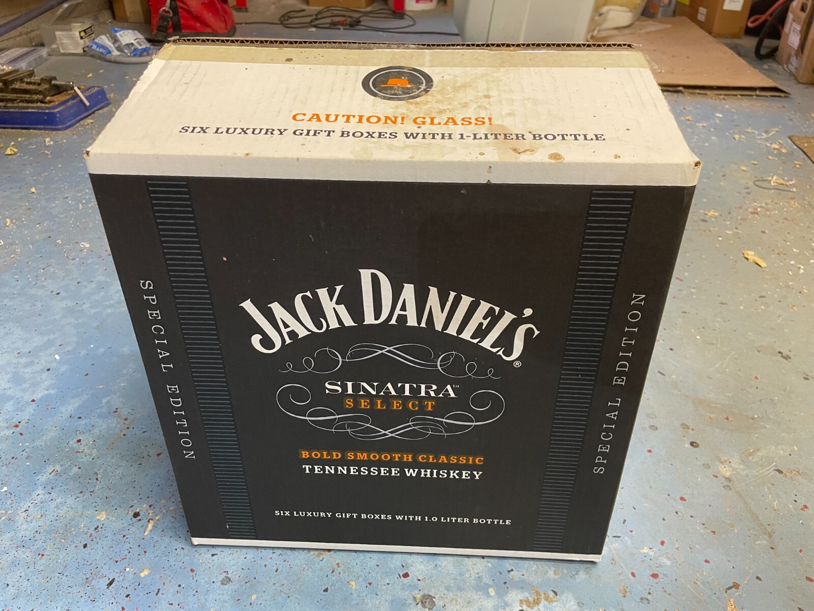 Jack Daniels Sinatra Select 6x1.0L Bottle Retail Box (empty)
