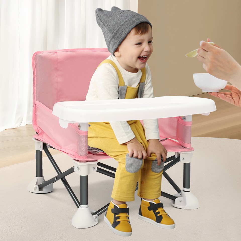 Portable Baby Toddler Chair Seat Folding Dining Table for Outdoor