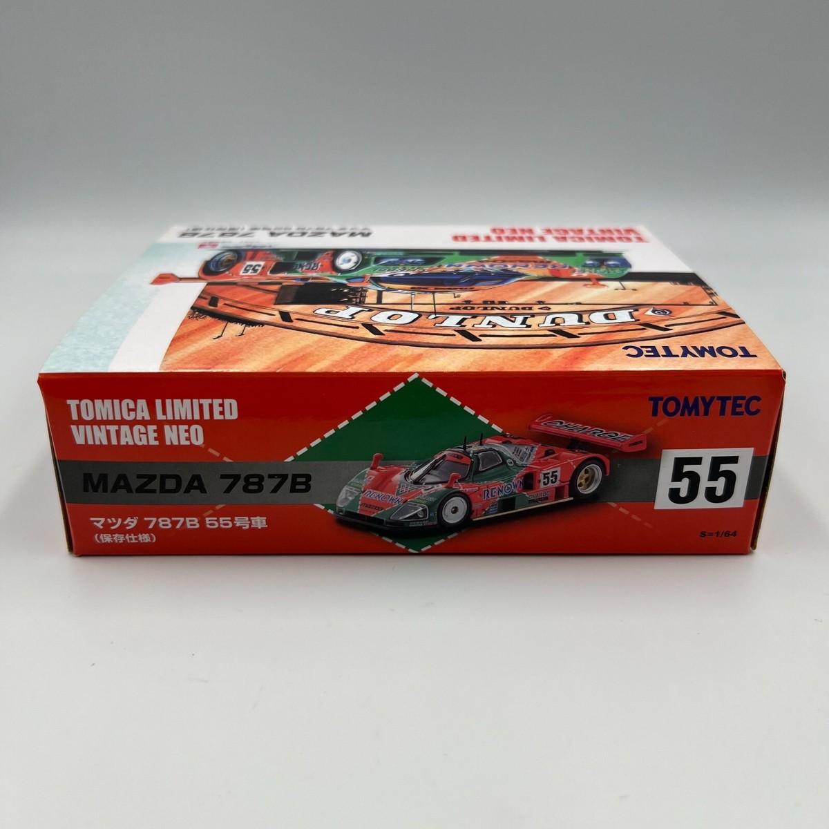 TOMYEC LIMITED VINTAGE NEO MAZDA787B 55号 TOMYTEC TOMICA LIMITED VINTAGE NEO MAZDA 787B No. 55