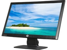 HP ProDisplay P201 20" HD Widescreen LED Monitor 1600 x 900 VGA DVI - Grade B 