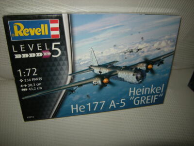 1:72 Revell 03913 Level 5 Heinkel He 177 A-5 Greif in OVP