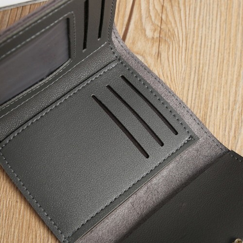 Small Leather Wallet Women's Trifold Credit Card Holder Purse Money Clip Handbag - Picture 4 of 22