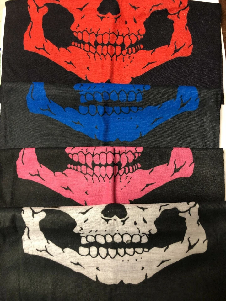 WASHABLE PROFESSIONAL PROTECTIVE STRETCH LONG FACE MASK-CHOOSE COLOR - FREE SIZE - Image 3 of 3