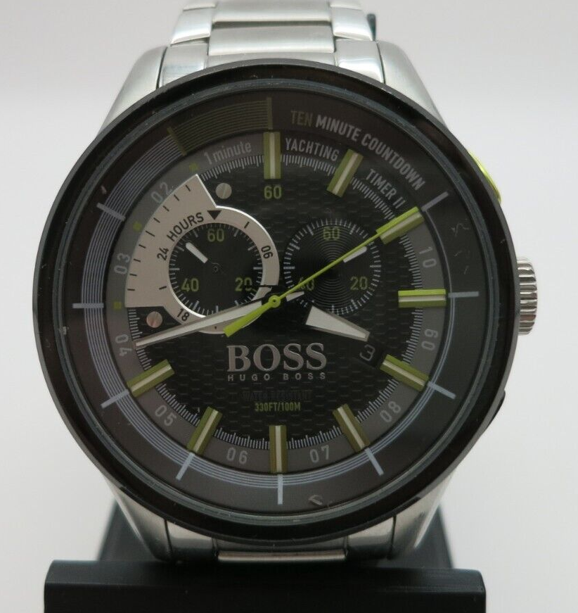Hugo Boss Yachting Timer II Stainless Steel Watch - 1513336 / HB