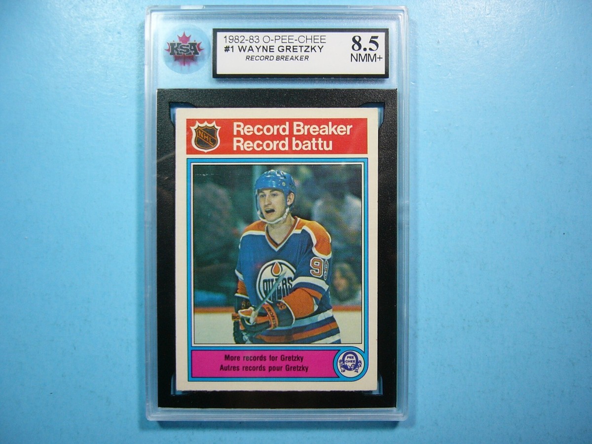 1982/83 O-PEE-CHEE NHL HOCKEY CARD #1 WAYNE GRETZKY RB KSA