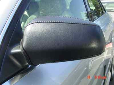 Colgan Car Mirror Covers Bra Protector Black Fits Audi A3, 2.0T Wagon 2006-2008