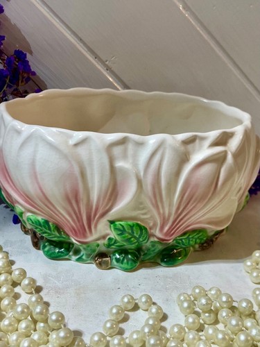 SylvaC Magnolia Vase No.3213 Jardiniere/Planter 1960’s Light Crazing Stunning!!