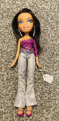 BRATZ PUPPE, 10'' BE BRATZ, BLAUGRÜNE AUGEN, COOLES BE BRATZ OUTFIT, 2007 - SELTEN!!