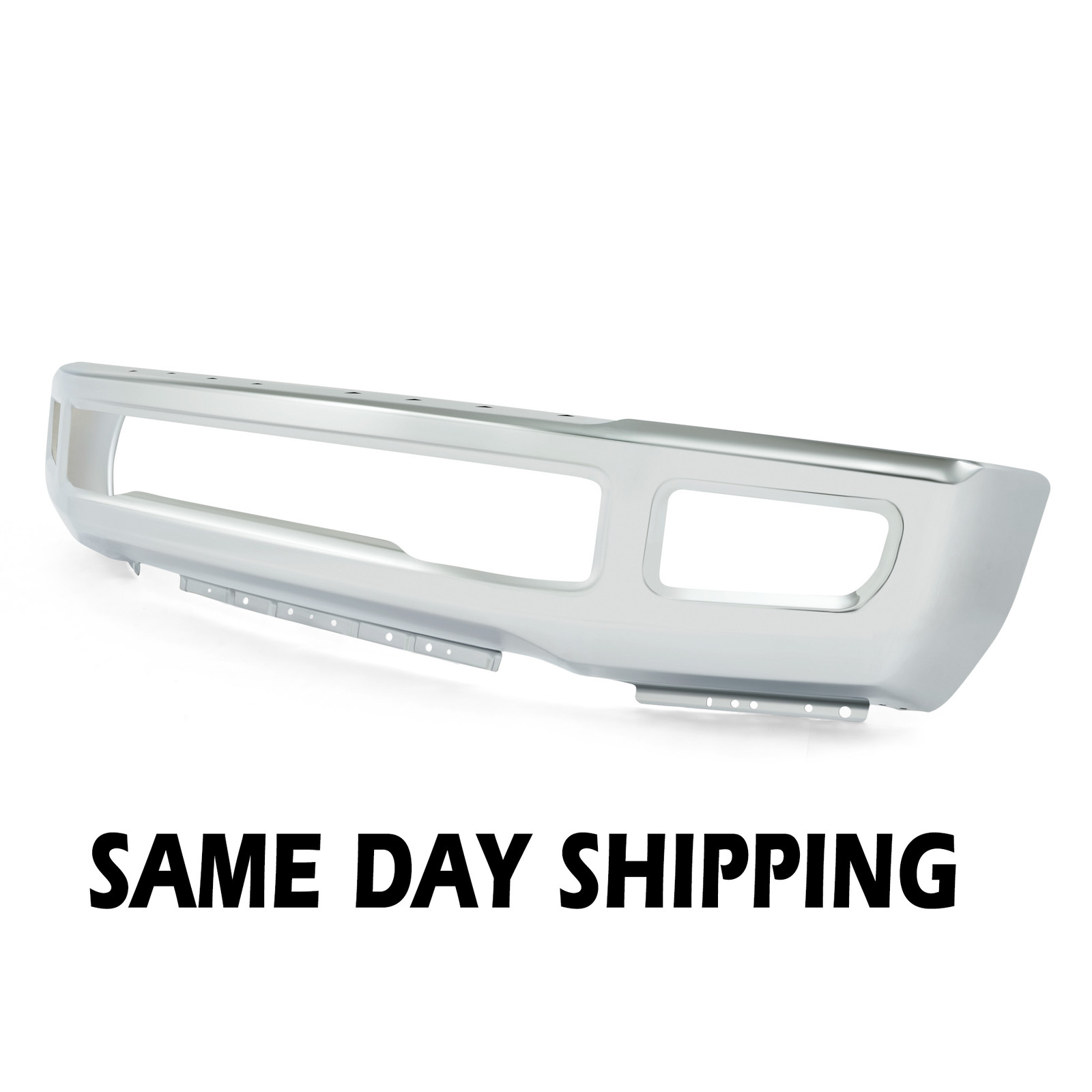 NEW Chrome Front Bumper Face Bar for 2017-2019 Ford F250 F350 Super Duty w/ Fog