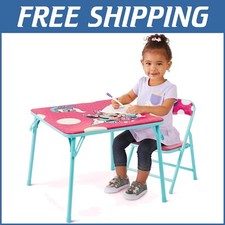 Toddler-Sized Activity Table Set with Vibrant Minnie Graphics  Non-Skid Feet