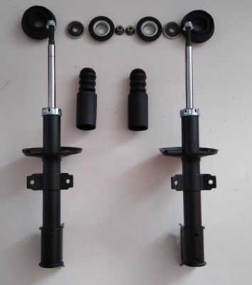 Satz 2 Gasdruck Stoßdämpfer Domlager Staubschutz Dacia Duster 2 II HM 4x4 vorne