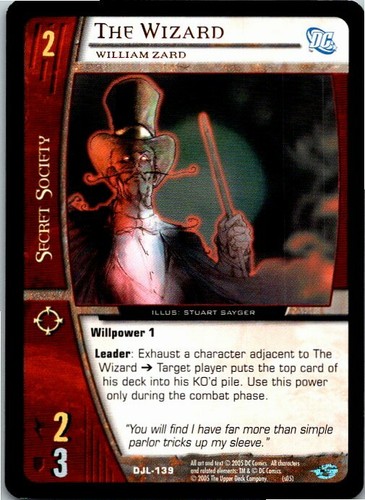 2005 VS SYSTEM DC Justice League Of America - PICK / CHOOSE YOUR CARDS - Picture 121 of 192