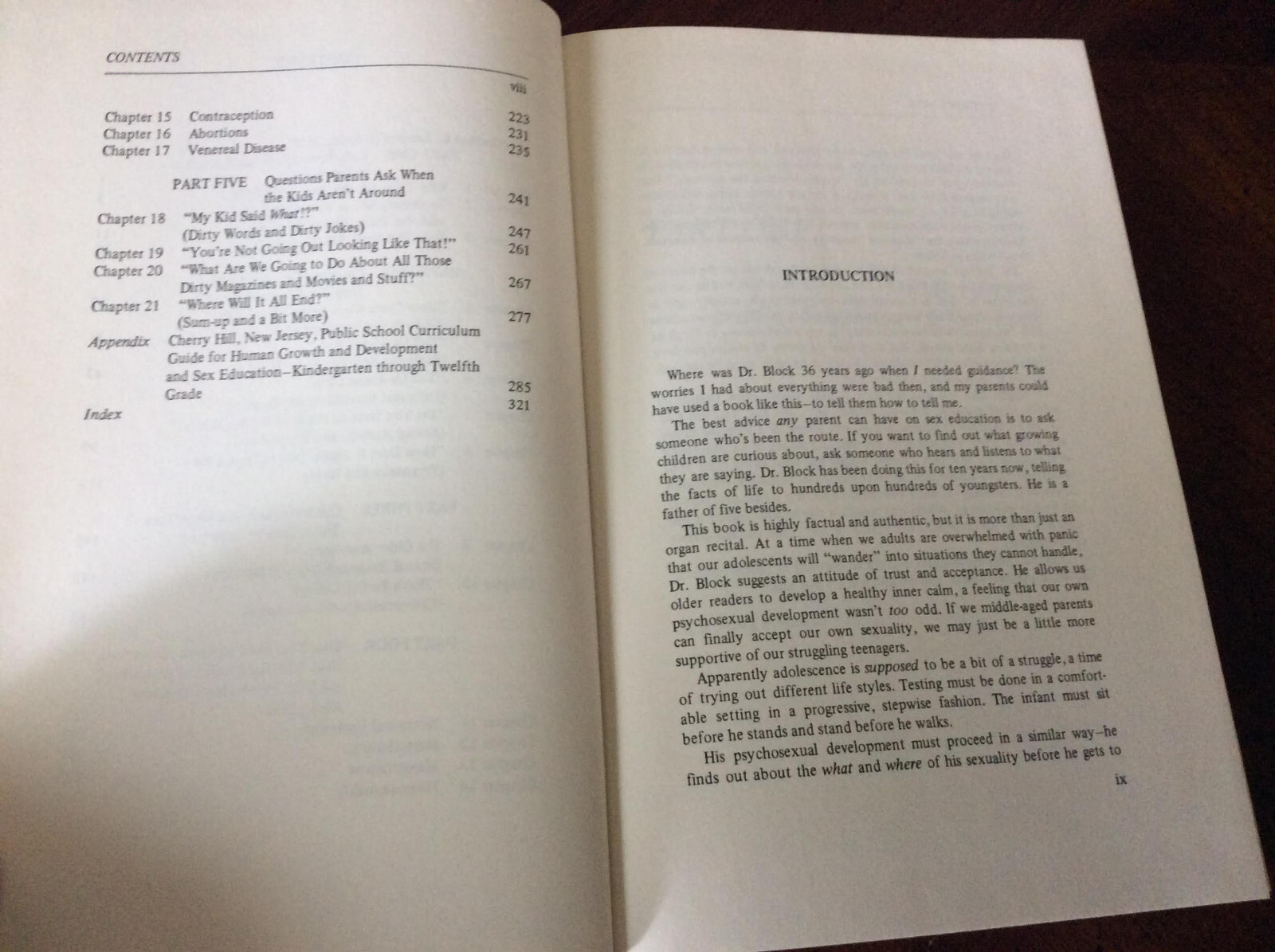 What Your child Really Wants to Know about Sex and Why by William A Block HC/DJ