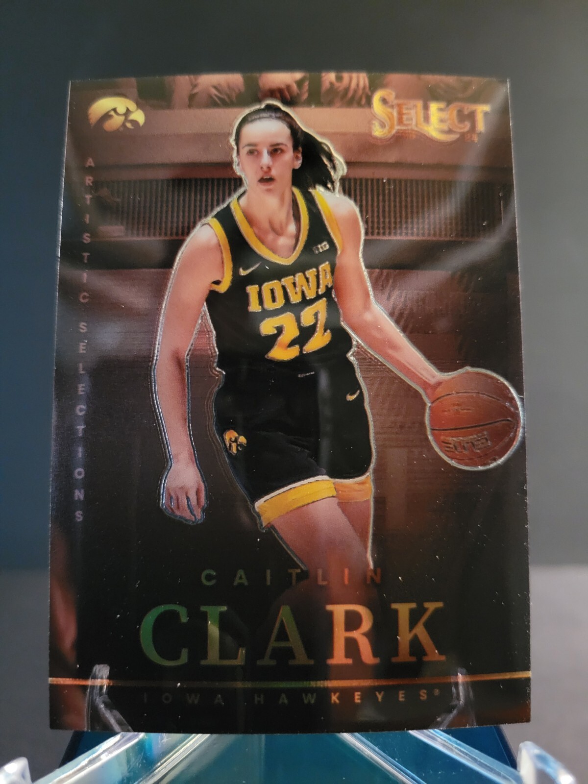 2023-24 Caitlin Clark Collection Prizm Select Artistic Impressions AS1 SP Iowa